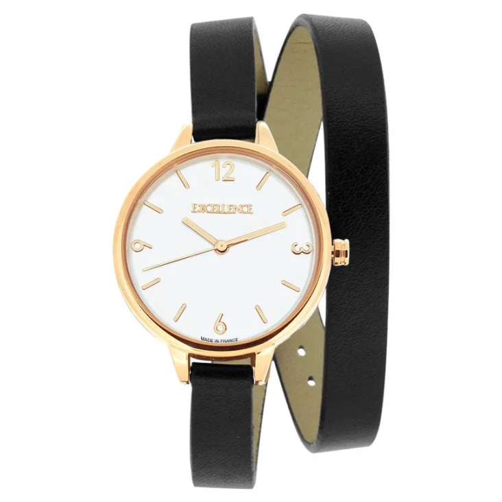Montre Excellence Acier RG DB BR