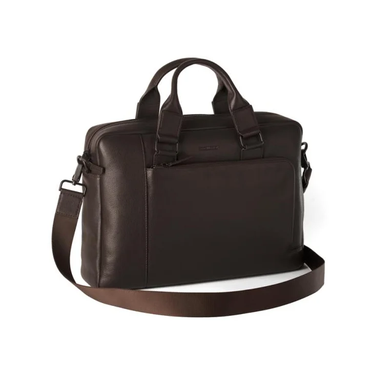 Porte-documents Excellence en cuir de veau Italien marron