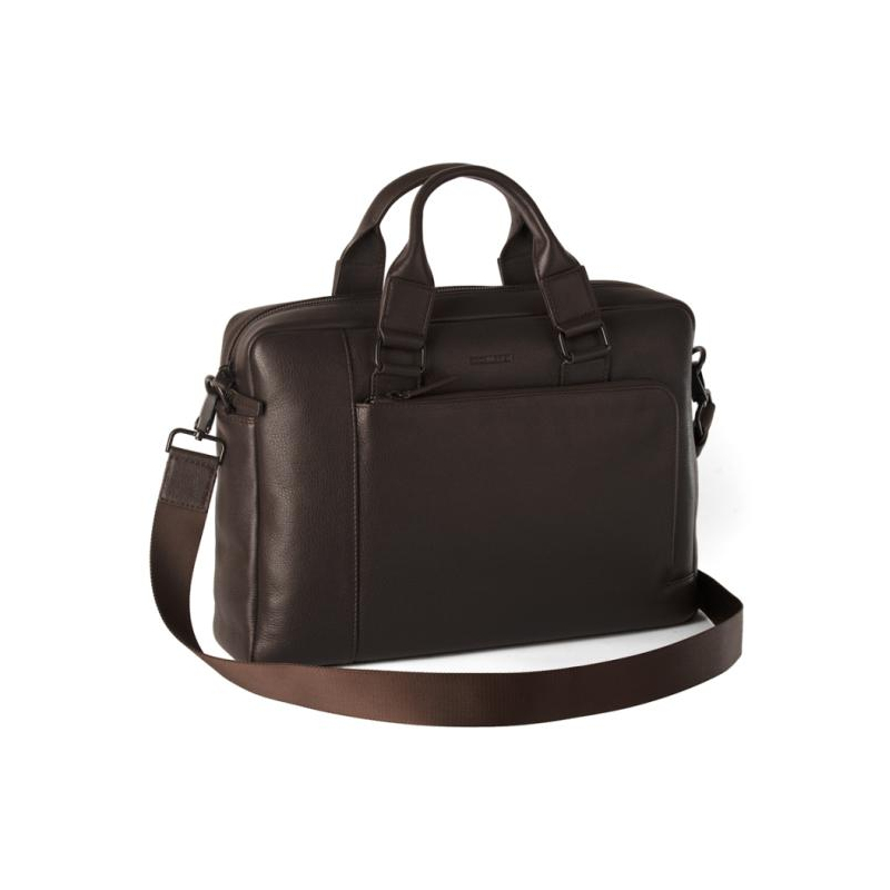 Porte-documents Excellence en cuir de veau Italien marron