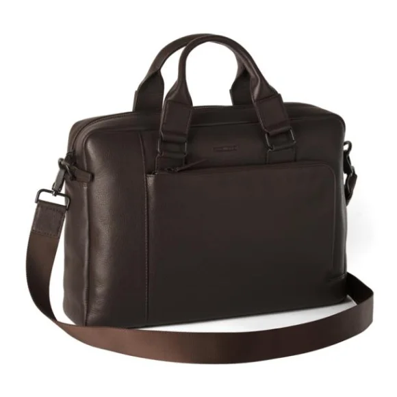 Porte-documents Excellence en cuir de veau Italien marron