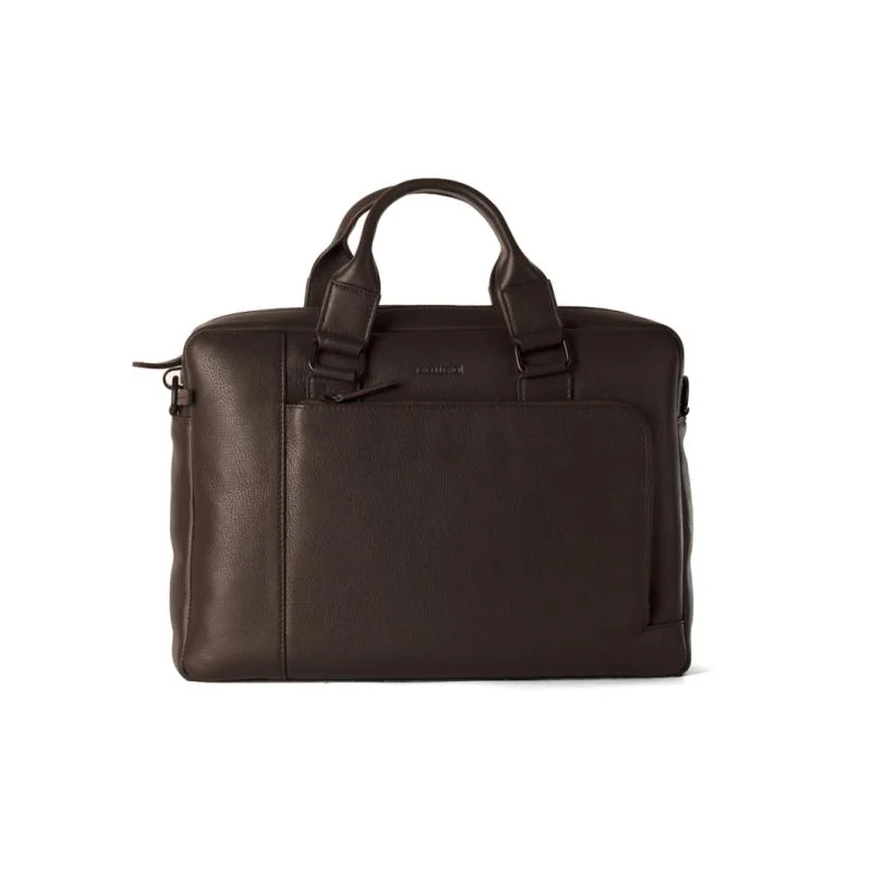 Porte-documents Excellence en cuir de veau Italien marron