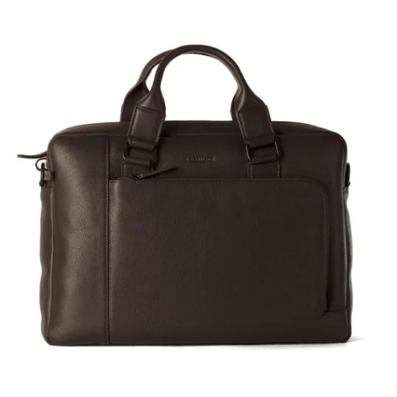 Porte-documents Excellence en cuir de veau Italien marron