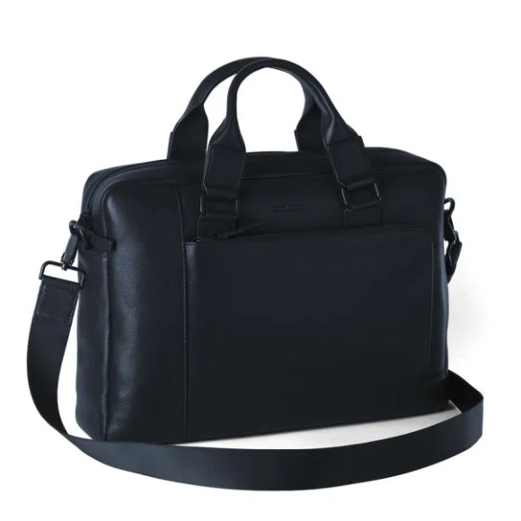 Porte-documents Excellence en cuir de veau Italien bleu