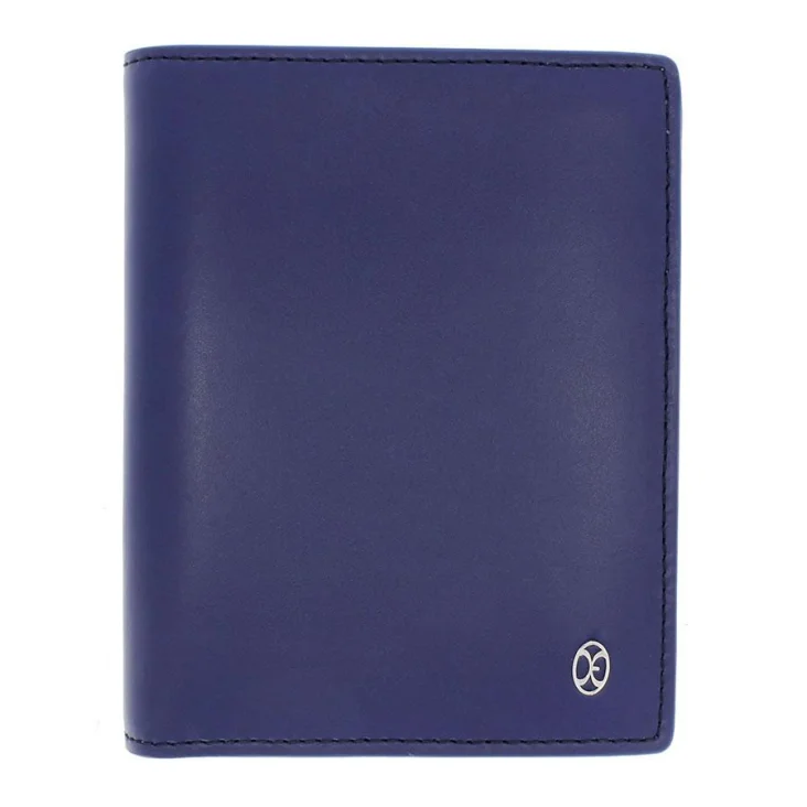 Porte Feuille Excellence Cuir veritable Italie Bleu