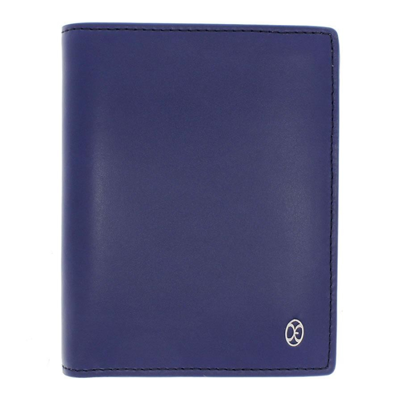 Porte Feuille Excellence Cuir veritable Italie Bleu