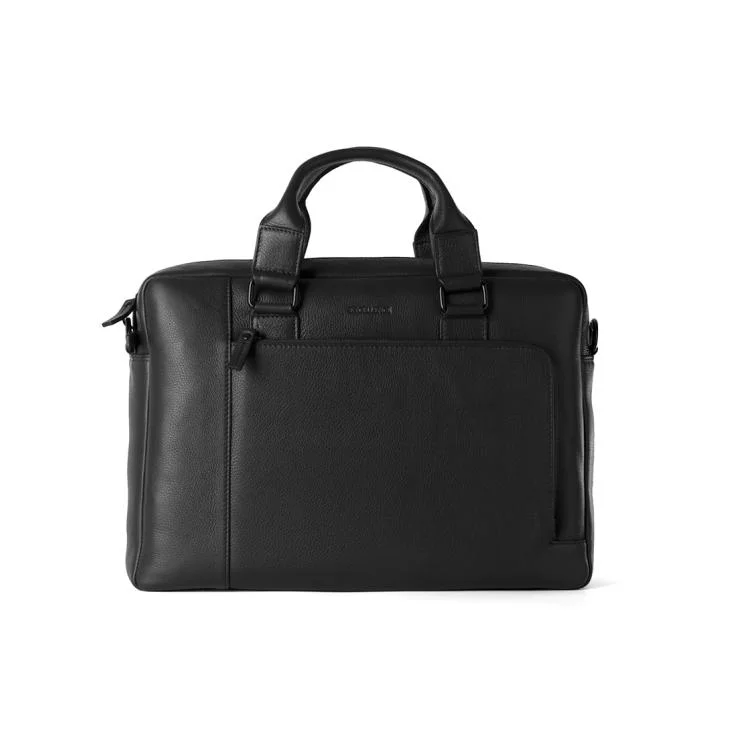Porte-documents Excellence en cuir de veau Italien noir 2