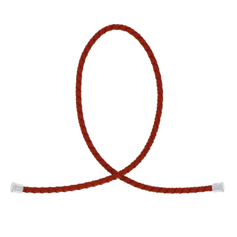 Cuir Rouge 3mm DB Excellence Caméléon Acier 316L W Cuir Rouge 3mm DB Excellence Caméléon Acier 316L W