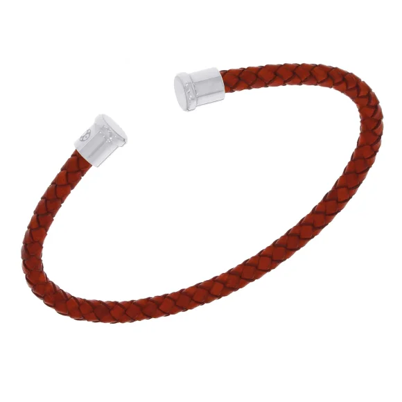 Cuir Rouge 4mm Excellence Caméléon Acier 316L W