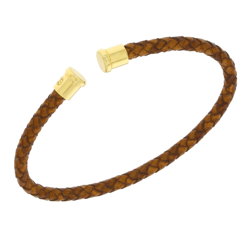Cuir Mar C 4mm Excellence Caméléon Acier 316L Y