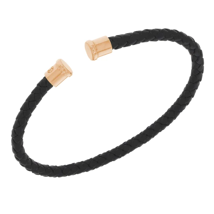 Cuir Noir 4mm Excellence Caméléon Acier 316L R 2