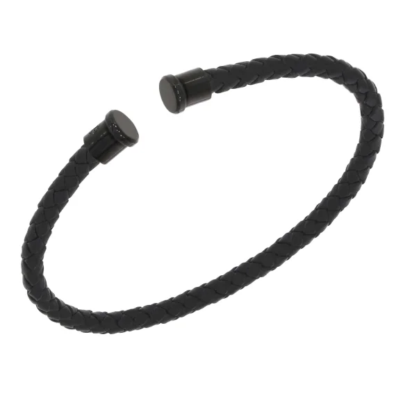 Cuir Noir 4mm Excellence Caméléon Acier 316L B