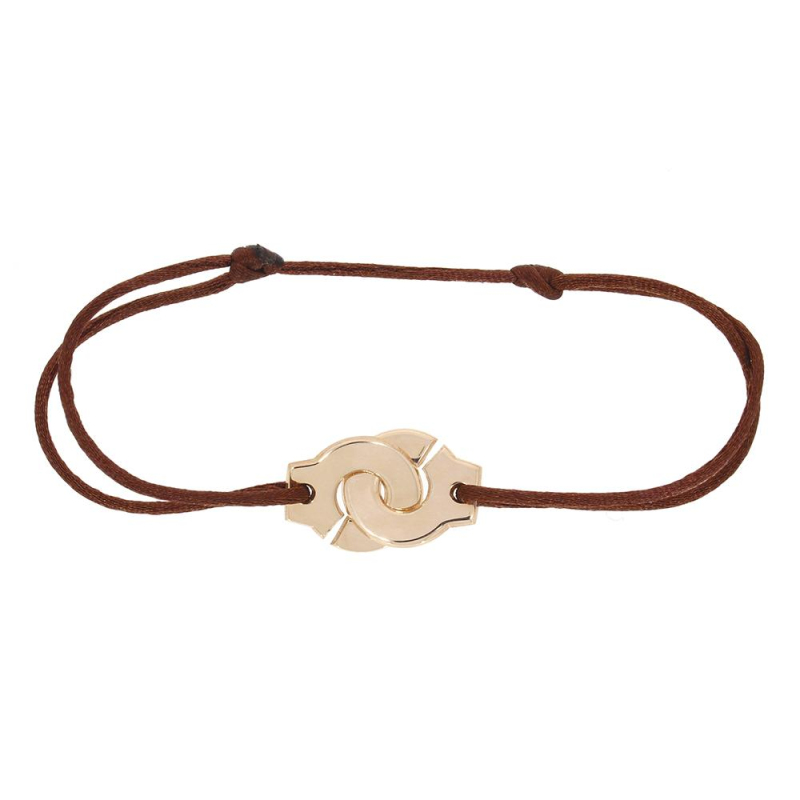 Bracelet Paire Menottes Excellence Plaqué R.gold