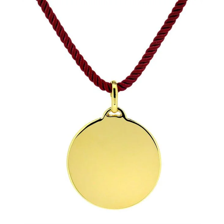 Pendentif Excellence plaqué Or 18K 3Mic