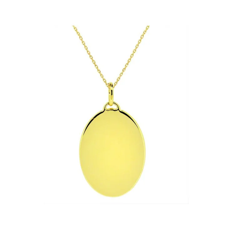 Pendentif Excellence plaqué Or 18K 3Mic