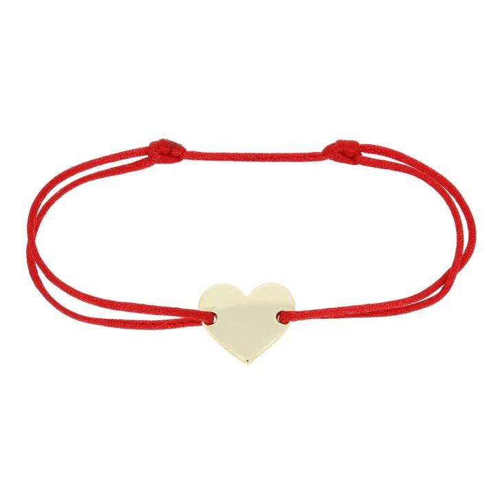 Bracelet Cœur Excellence plaqué Or 18K 3Mic