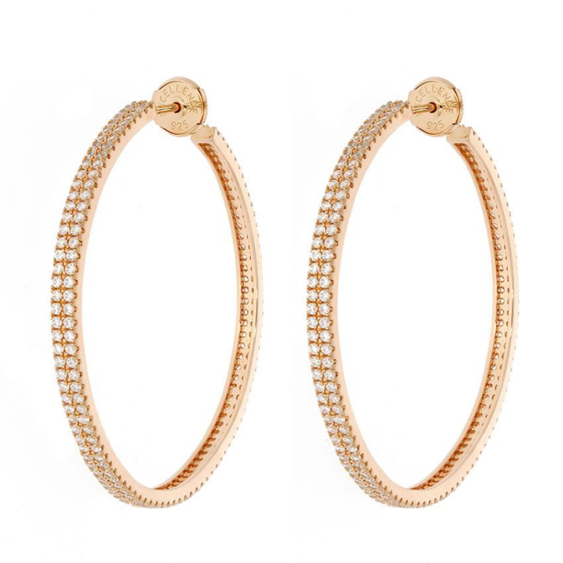 Créoles Excellence Argent 925 R.Gold