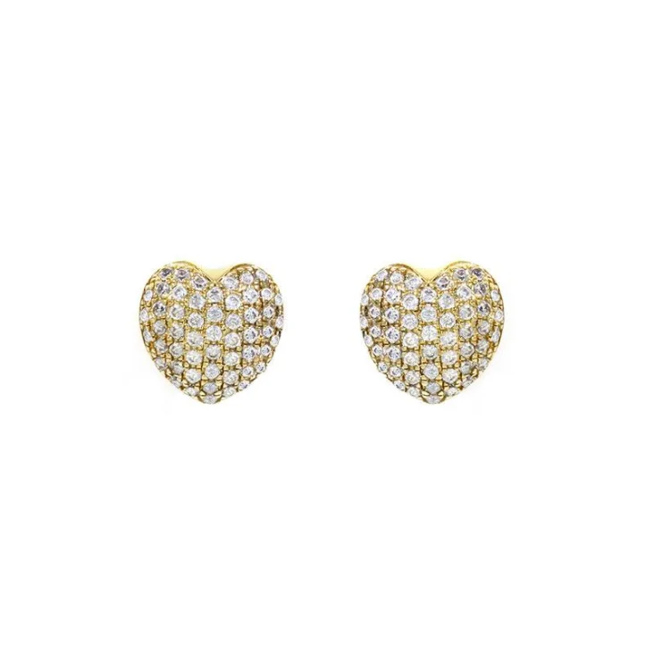 Puces d'Oreilles d'oreille Excellence Plaqué Or 18K 3Mic