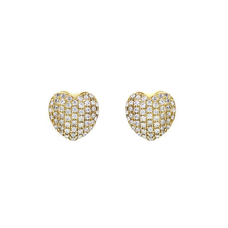 Puces d'Oreilles d'oreille Excellence Plaqué Or 18K 3Mic