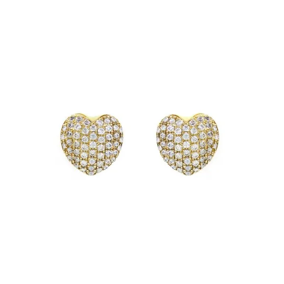 Puces d'Oreilles d'oreille Excellence Plaqué Or 18K 3Mic
