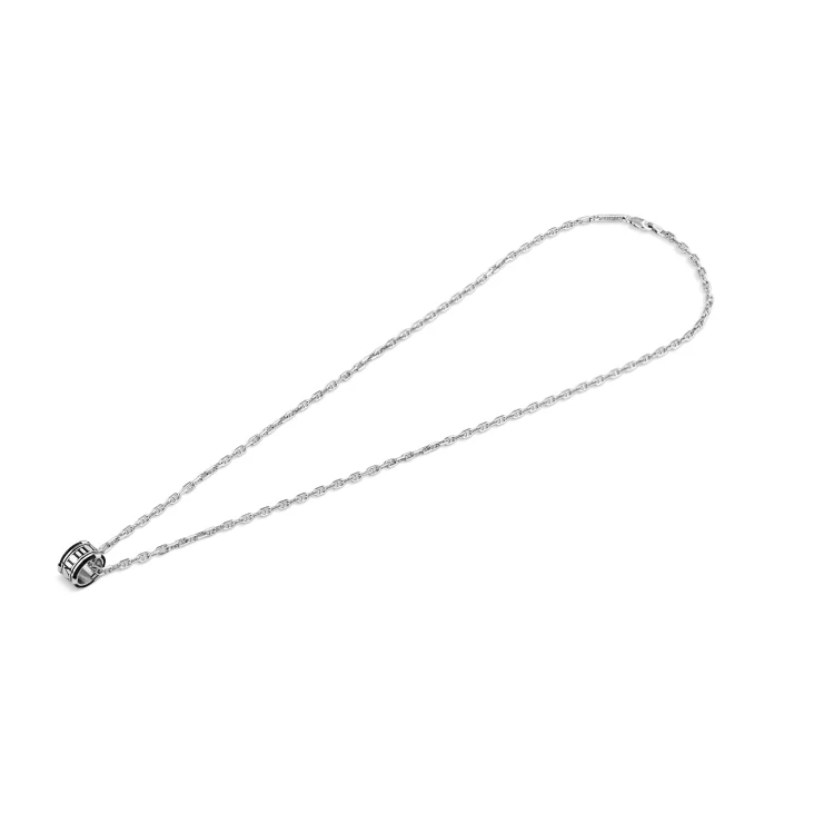 Pendentif ring Excellence Acier 316L & Or 18K 2