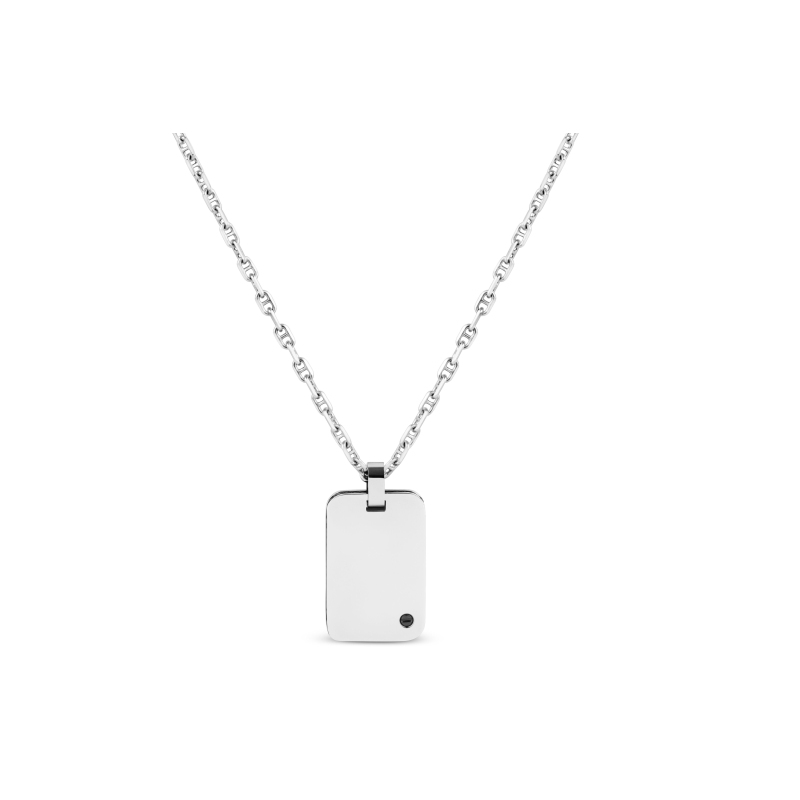Pendentif Excellence Acier 316L & Or 18K