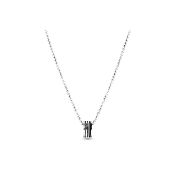 Pendentif ring Excellence Acier 316L & Or 18K