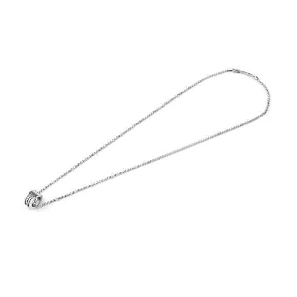 Pendentif ring Excellence Acier 316L & Or 18K