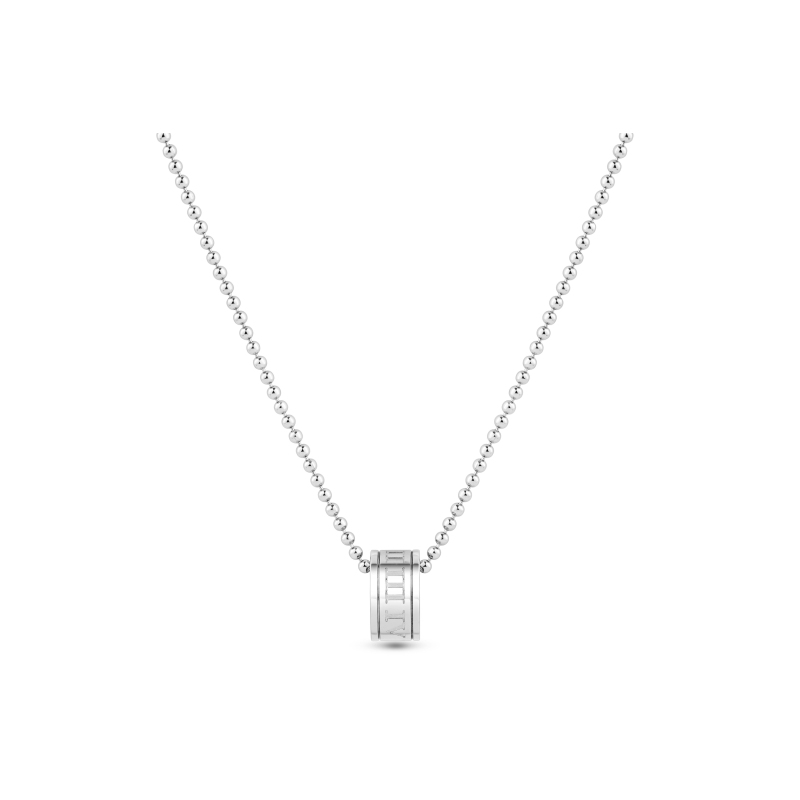 Pendentif ring Excellence Acier 316L & Or 18K
