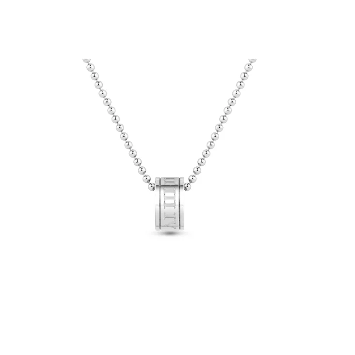 Pendentif ring Excellence Acier 316L & Or 18K 2
