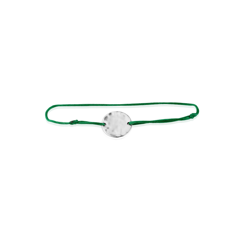 Piece Ronde martelé Excellence Argent 925 RH
