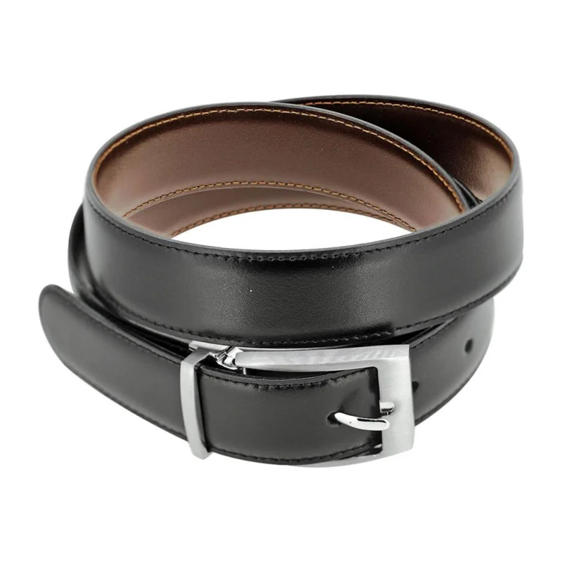 Ceinture Homme Excellence Cuir Veritable Italy Couleurs Bicolore