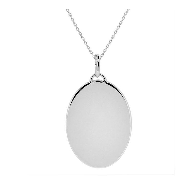 Pendentif Ovale excellence Argent 925 RH