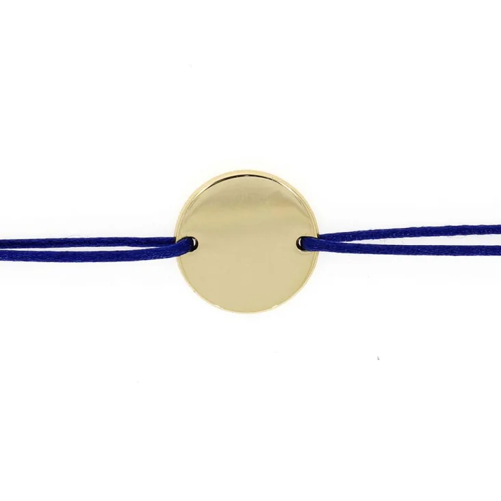 Bracelet Piece Ronde Excellence Por 18K 3Mic
