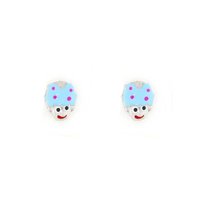 Puces d'Oreilles d'Oreilles Coccinelle Excellence Argent 925 Rh