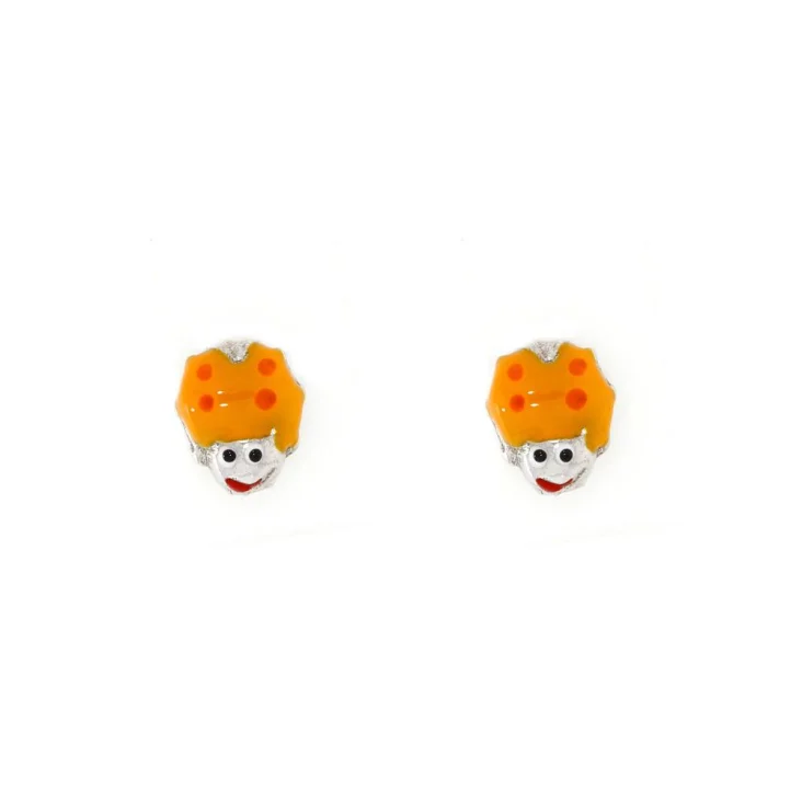 Puces d'Oreilles d'Oreilles Coccinelle Excellence Argent 925 Rh
