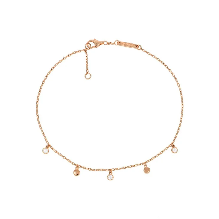 Chaine de cheville Princesse Excellence Argent 925 RG