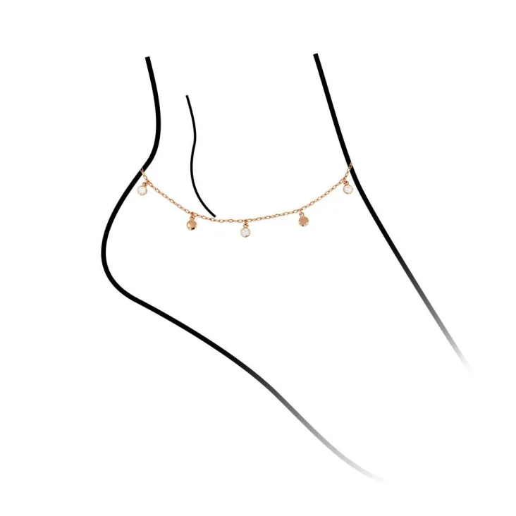 Chaine de cheville Princesse Excellence Argent 925 RG 2