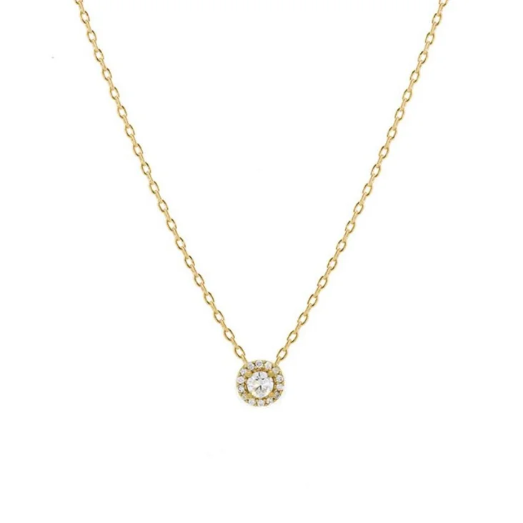 Collier Margueritte Excellence Plaqué Or 18K 3Mic