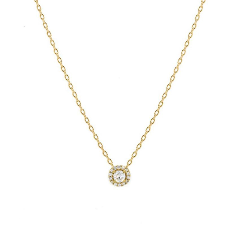 Collier Margueritte Excellence Plaqué Or 18K 3Mic