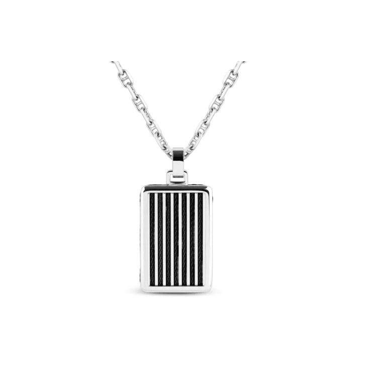 Pendentif Excellence Acier 316L & Or 18K