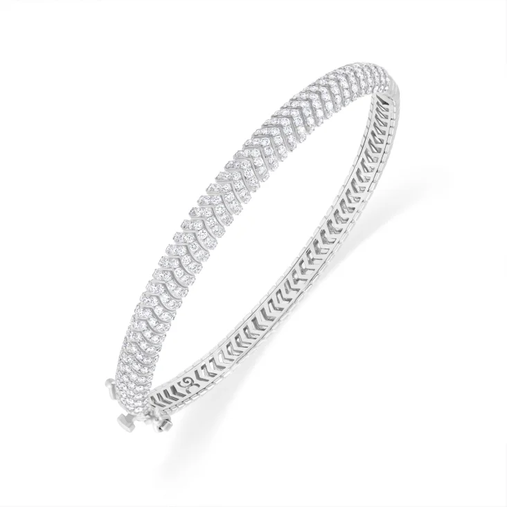 Bracelet Excellence Or gris 750/1000 & Diamants 2