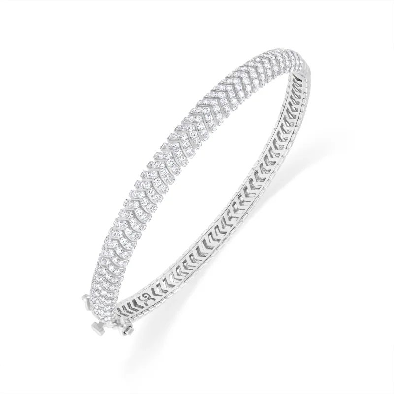Bracelet Excellence Or gris 750/1000 & Diamants