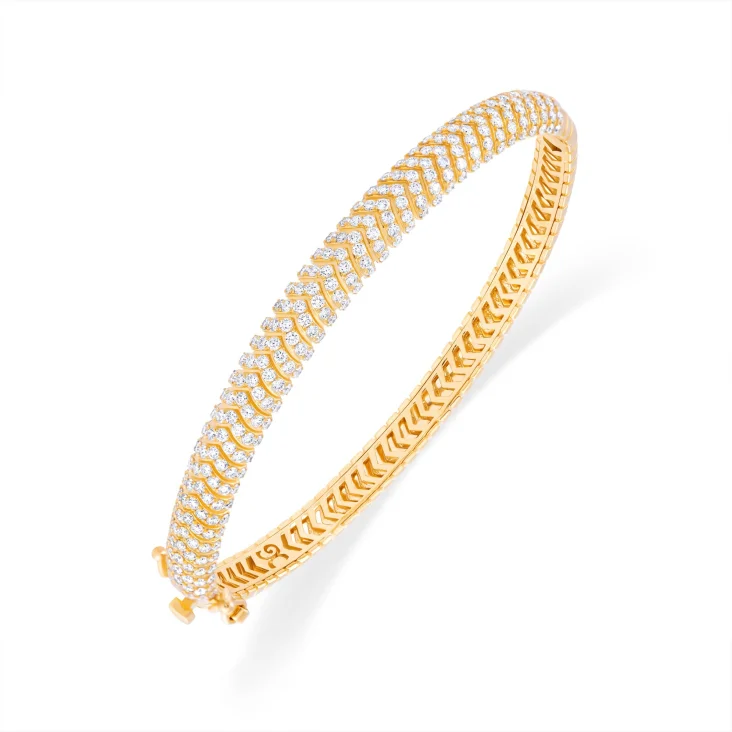 Bracelet Excellence Or jaune 750/1000 & Diamants 2