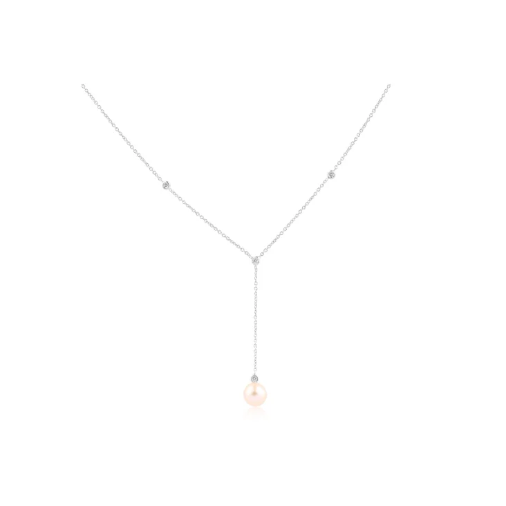 Collier Excellence Or gris 750/1000, FWP & Diamants