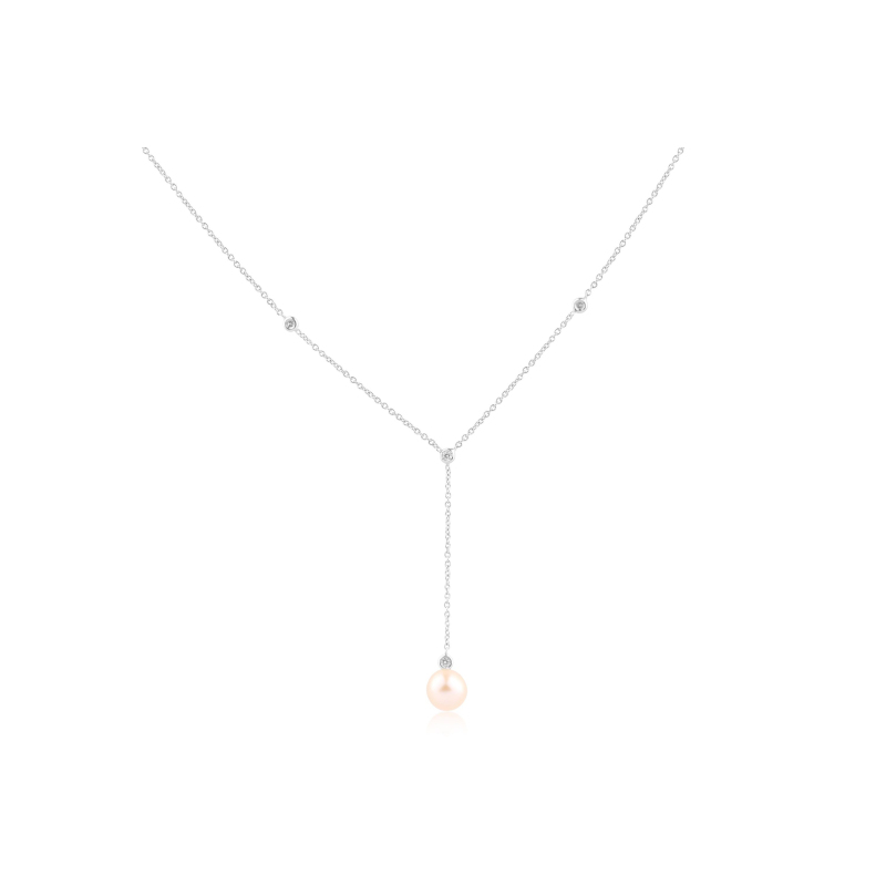 Collier Excellence Or gris 750/1000, FWP & Diamants