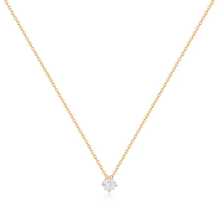 Collier Excellence Or jaune 750/1000 & Diamants