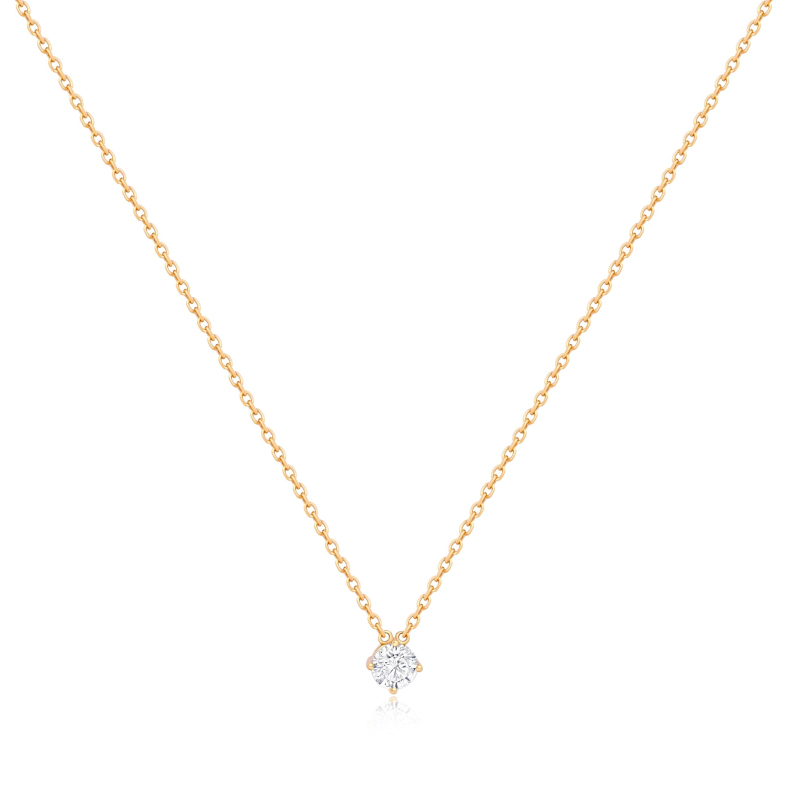 Collier Excellence Or jaune 750/1000 & Diamants