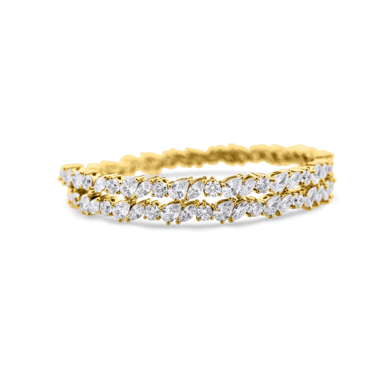 Bracelet Excellence Plaqué Or 18K 3Mic