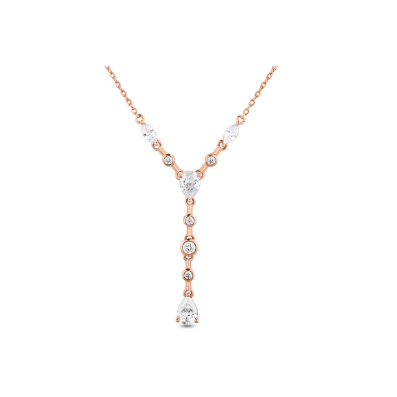 Collier Argent rose gold