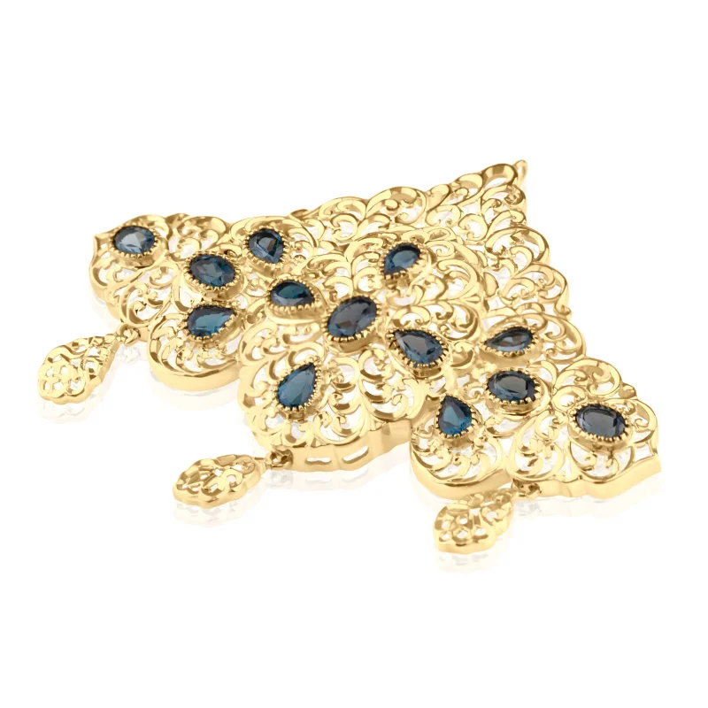 Broche Excellence Or jaune 18K &...